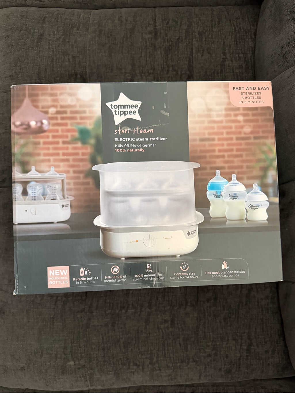 Tommee Tippee Steri-Steam Electric Steam Sterilizer - White